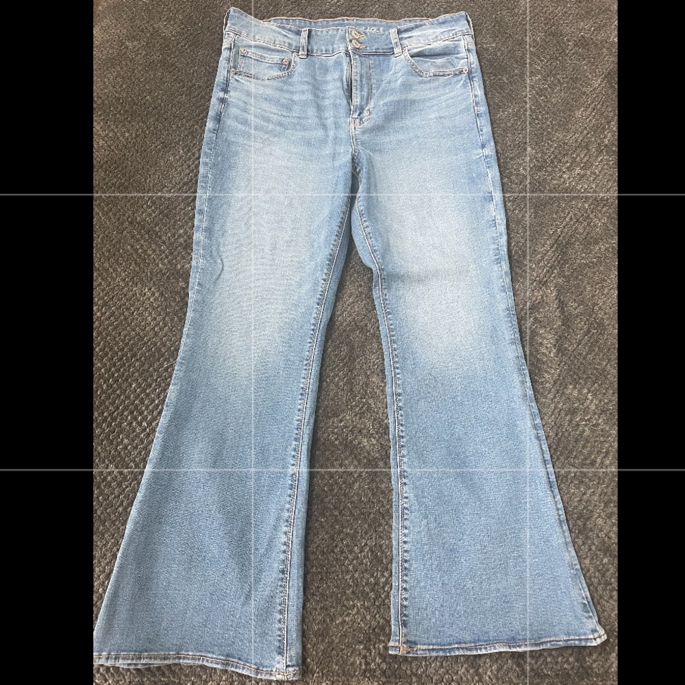American Eagle High Rise Artist Flare